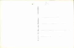 VINTAGE POSTCARD Palavas Floods the Pier Boat