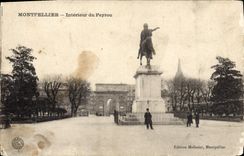 CPA Montpellier Interieur du Peyrou 