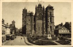 VINTAGE POSTCARD Rodez the Notre Dame Cathedral