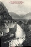 VINTAGE POSTCARD Villefranche Of Conflent the Viaduct Of Chenin De Fer