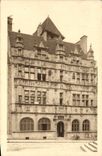 VINTAGE POSTCARD Paray Monial Town hall Historic building