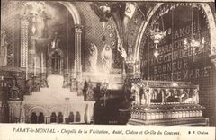 VINTAGE POSTCARD Paray Monial Chapelle of the Visitation Furnace bridge Drives out and Roasts convent