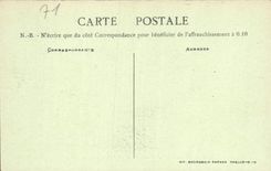 VINTAGE POSTCARD Paray Monial Chapelle of the Visitation Furnace bridge Drives out Sainte Marguerite Marie Alacoque