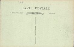 POSTAL Paray Monial incluido de la VENDIMIA de los capellanes el martirio