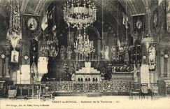 VINTAGE POSTCARD Interior Trawl-net On the Saone of the Visitation