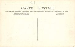 Apse de Paray Monial de la POSTAL de la VENDIMIA de la basílica