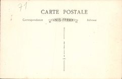 La POSTAL Paray Monial Interieur de la VENDIMIA de la cámara acorazada del puente del horno del Visitation expulsa y asa