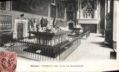 VINTAGE POSTCARD Dijon Tomb Of the Dukes Of Burgundy