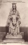 CPA Chapelle de Citeaux Staue de la Vierge Oeuvre d'un moine de l'abbaye