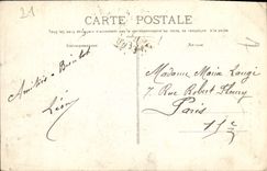 VINTAGE POSTCARD Dijon Public garden of the Dukes and Turn of the Town hall