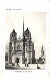 VINTAGE POSTCARD Dijon Cathedral