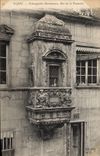 VINTAGE POSTCARD Dijon Watch tower Renaissance Street of Basket making