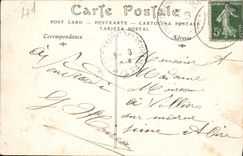 Castillo de la POSTAL de la VENDIMIA de los modelos de Chambord del material de la artillería ofrecidos al duque de Burdeos Militaria Canon