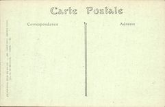 VINTAGE POSTCARD Campagne Bombardment of Soissons Rue of the Hotel God towards the street of the Mount Butters Militaria