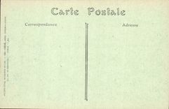 VINTAGE POSTCARD Soissons the District of the Port Left bank of Aisne Militaria