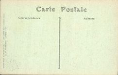 VINTAGE POSTCARD Soissons Street of the Mount Militaria Reverse