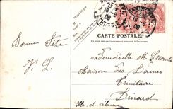 CPA San Salvadour Terrasse des pins