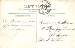 Burdeos Quay de la POSTAL de la VENDIMIA de los barcos de Satinieres