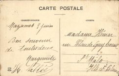 VINTAGE POSTCARD Tarn the cascade and valley of Linouvre close Mazamet