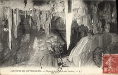 VINTAGE POSTCARD Caves De Betharram Ceiling of the Room of the Glosses