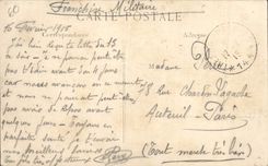 POSTAL de la VENDIMIA el puente del d Esserent Militaria del leu del St