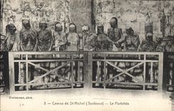 Cámara acorazada de la POSTAL de la VENDIMIA de Burdeos del St Miguel Portefaix