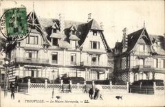 POSTAL Trouville de la VENDIMIA el normando de la casa