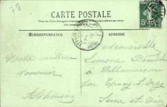 CPA Rambouillet Le Chateau Pris de la Place d'Armes