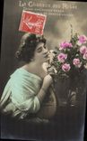 VINTAGE POSTCARD Fantasy Woman the Song Of the Roses