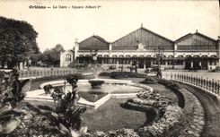 CPA Orleans La Gare Square Albert 1er