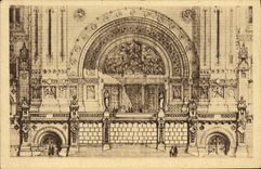 Carta de Lisieux de la POSTAL de la VENDIMIA