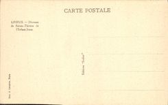 VINTAGE POSTCARD Scene 5 Sainte Making Alms Lisieux Diorama of Sainte Therese of the Jesus Child