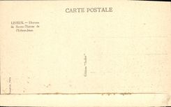 VINTAGE POSTCARD Scene Appearance Of Blessed Virgin Lisieux Diorama of Sainte Therese of the Jesus Child