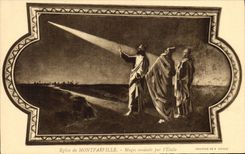 CPA Montfarville Eglise de Mages Conduits Par L'Etoile