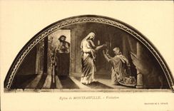 CPA Montfarville Eglise de Visitation