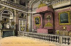 CPA Versailles Le Chateau La Chambre a coucher de Louis XIV