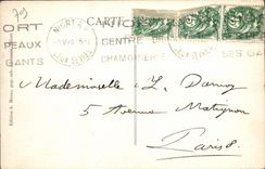 VINTAGE POSTCARD Niort Keep and St Andre