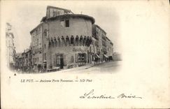 VINTAGE POSTCARD Puy Old Pannessac Gate