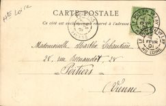 VINTAGE POSTCARD Environs of Puy the temple of Diane has Aiguilhe