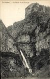 VINTAGE POSTCARD Cerdon Cascade of Plows up