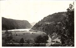 VINTAGE POSTCARD Surroundings of Nantua the Lake Silan to the mill of Charix