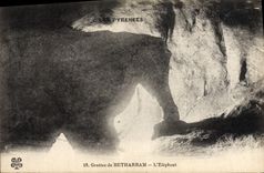 CPA Grottes de Betharram L'Elephant Elephant