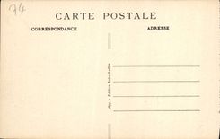 VINTAGE POSTCARD Lovagny Falls of Proud the Exit towards the sea of rocks