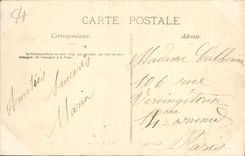 VINTAGE POSTCARD Pierre Treiche Caves of Sainte Queen
