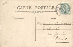 VINTAGE POSTCARD Padirac Entered of the Pit Man Child