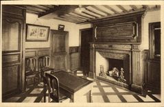 POSTAL Lisieux Pasillo de la VENDIMIA de la chimenea de Buissonnets