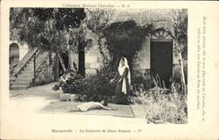 VINTAGE POSTCARD Nazareth the Martyrdom of Jesus Child