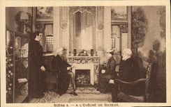 Escena Eveche de la POSTAL de la VENDIMIA de Bayeux Lisieux