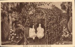 CPA Scene Avec Sa Soeur Celine Lisieux