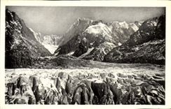 POSTAL Chamonix Mont Blanc Seracs de la VENDIMIA